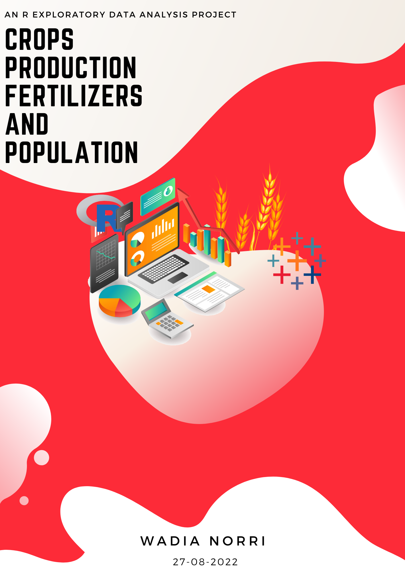 R portfolio project crops production fertilizers and population